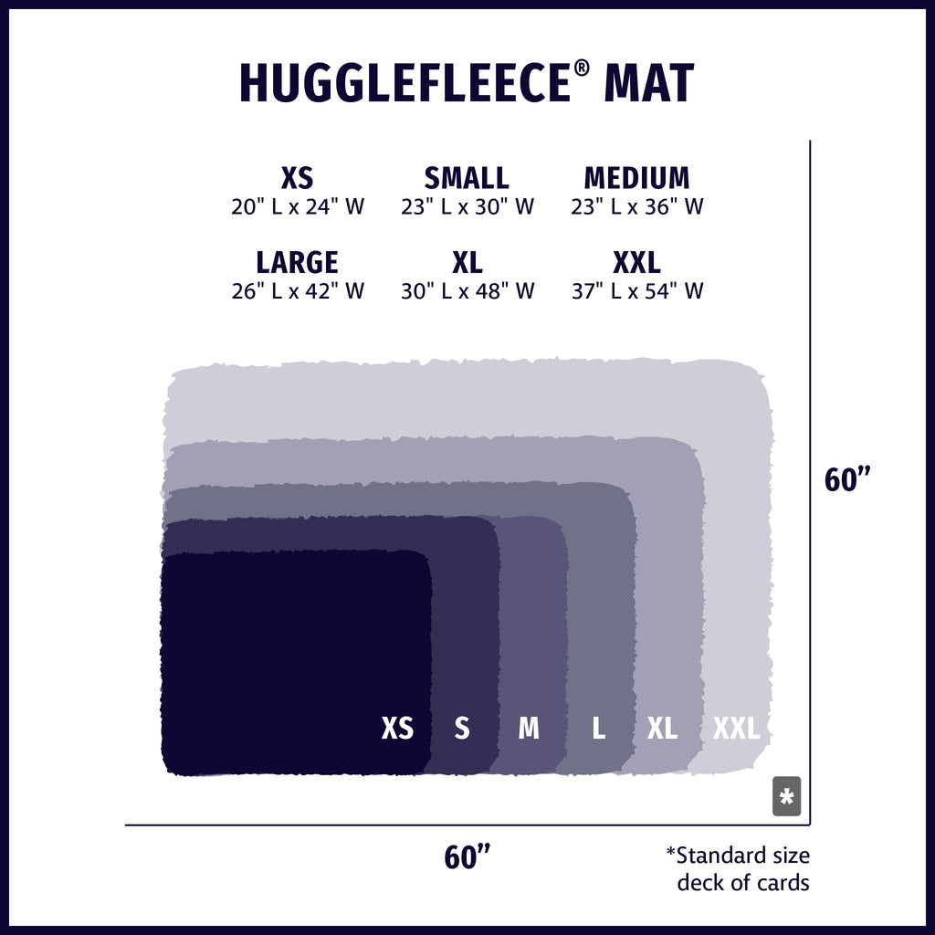 HuggleFleece Cat & Dog Mat Bed
