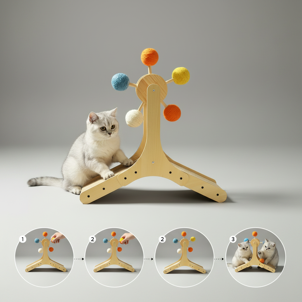 Ferris Wheel Cat Scratcher