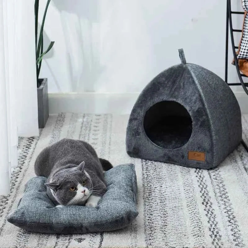 Triangle Cat Cave Bed