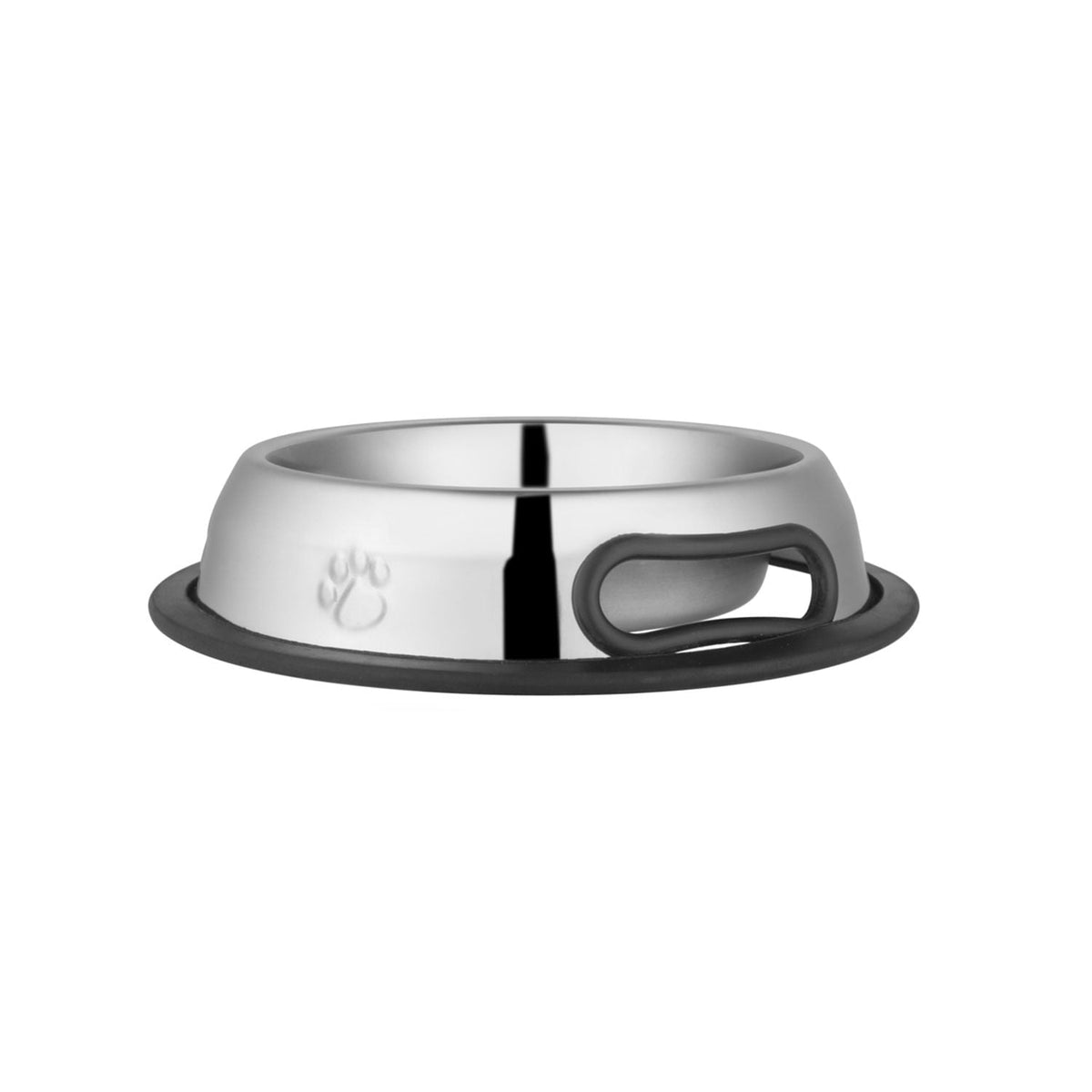 Embossed No-Tip Steel Bowl