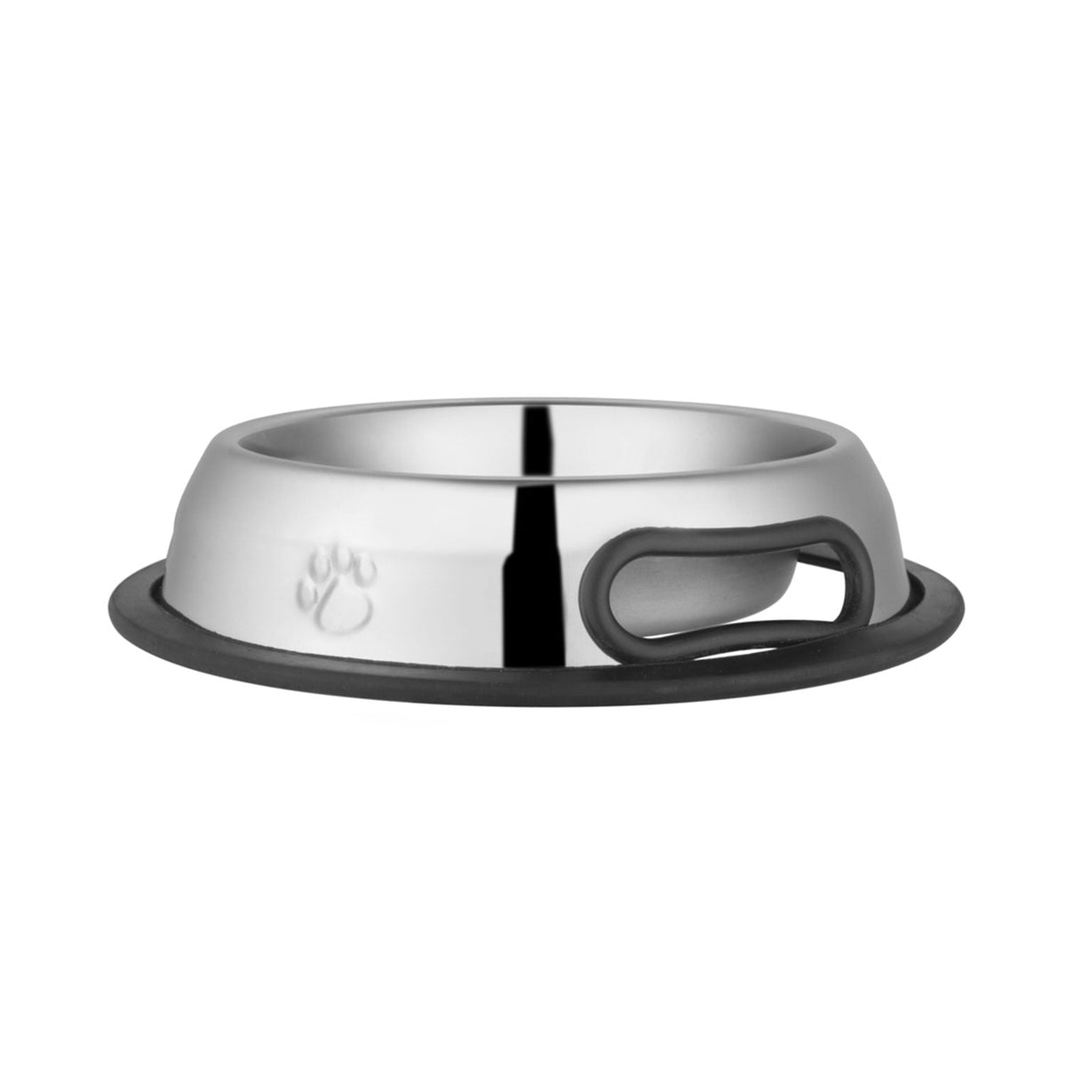 Embossed No-Tip Steel Bowl