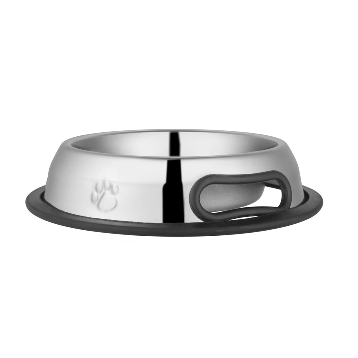 Embossed No-Tip Steel Bowl