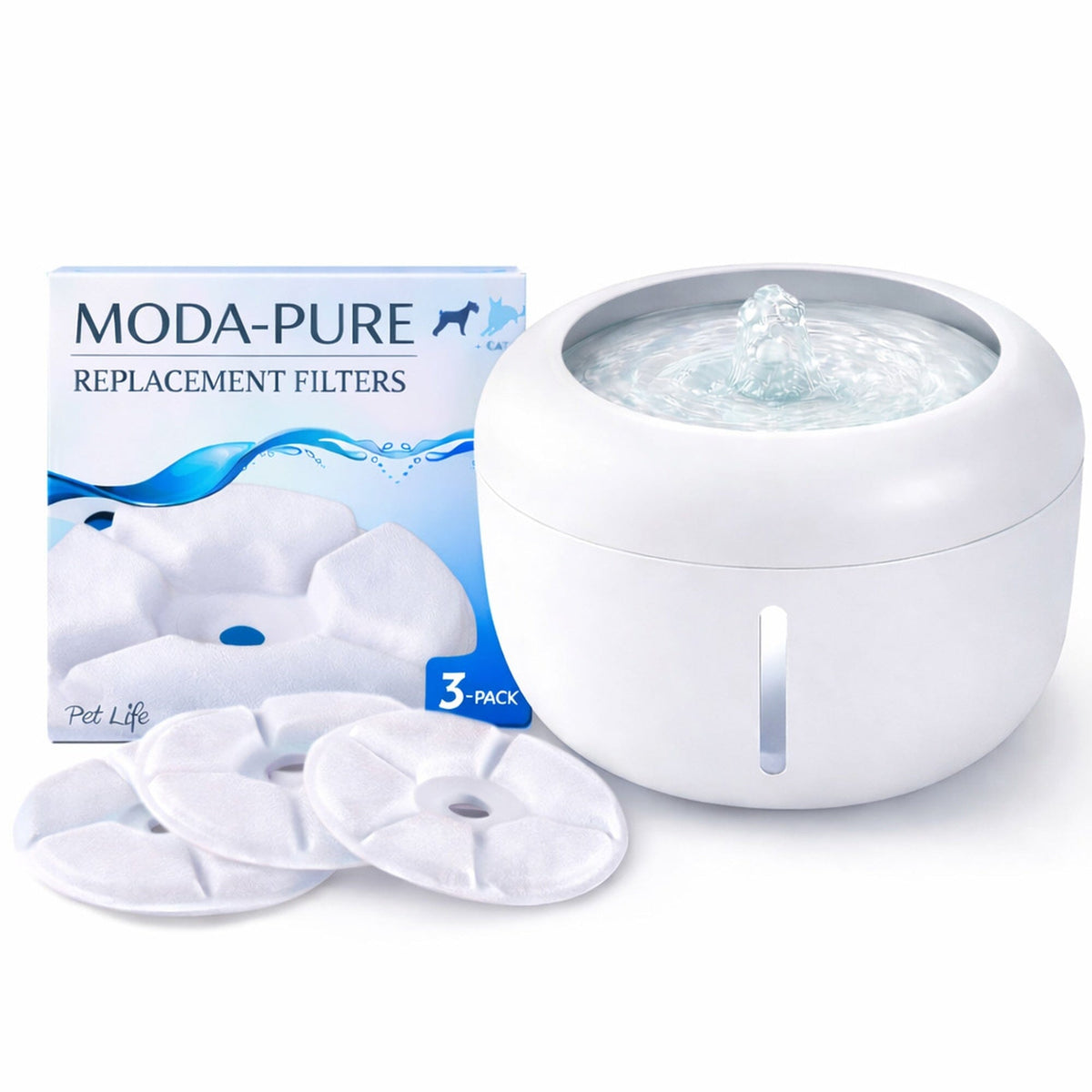 Replacement Filters (3-Pack) – for Quiet Filtered Cat Fountain 2.5L