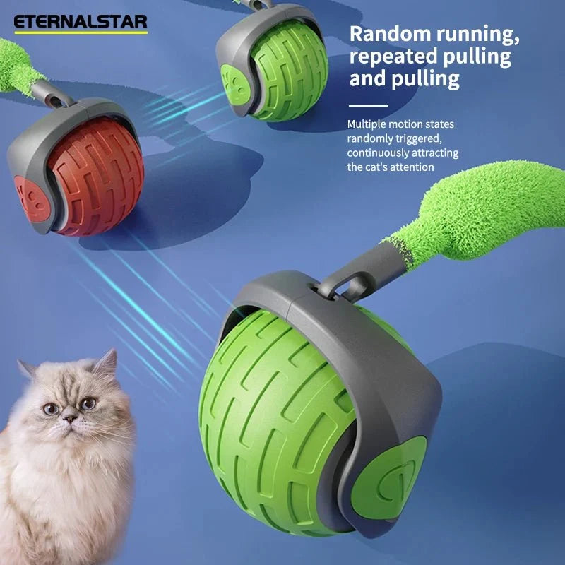 Self-Rolling Cat Toy Ball